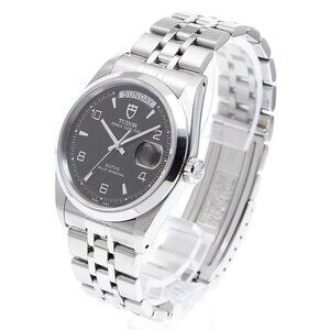 TUDOR Prince Date Day 76200 black Dial Automatic Men's Watch_893701